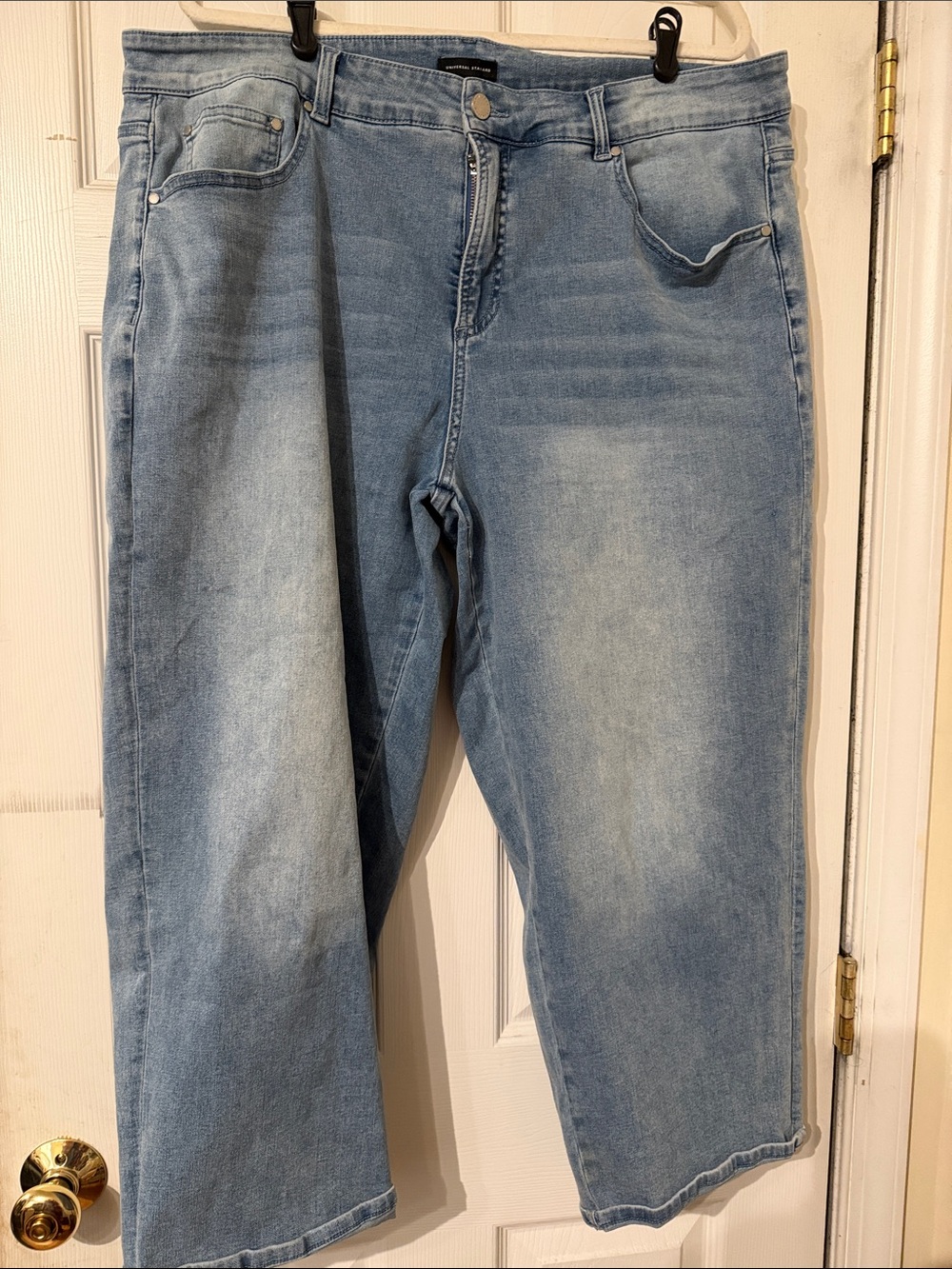 Universal Standard Relaxed Straight Light Blue Jeans